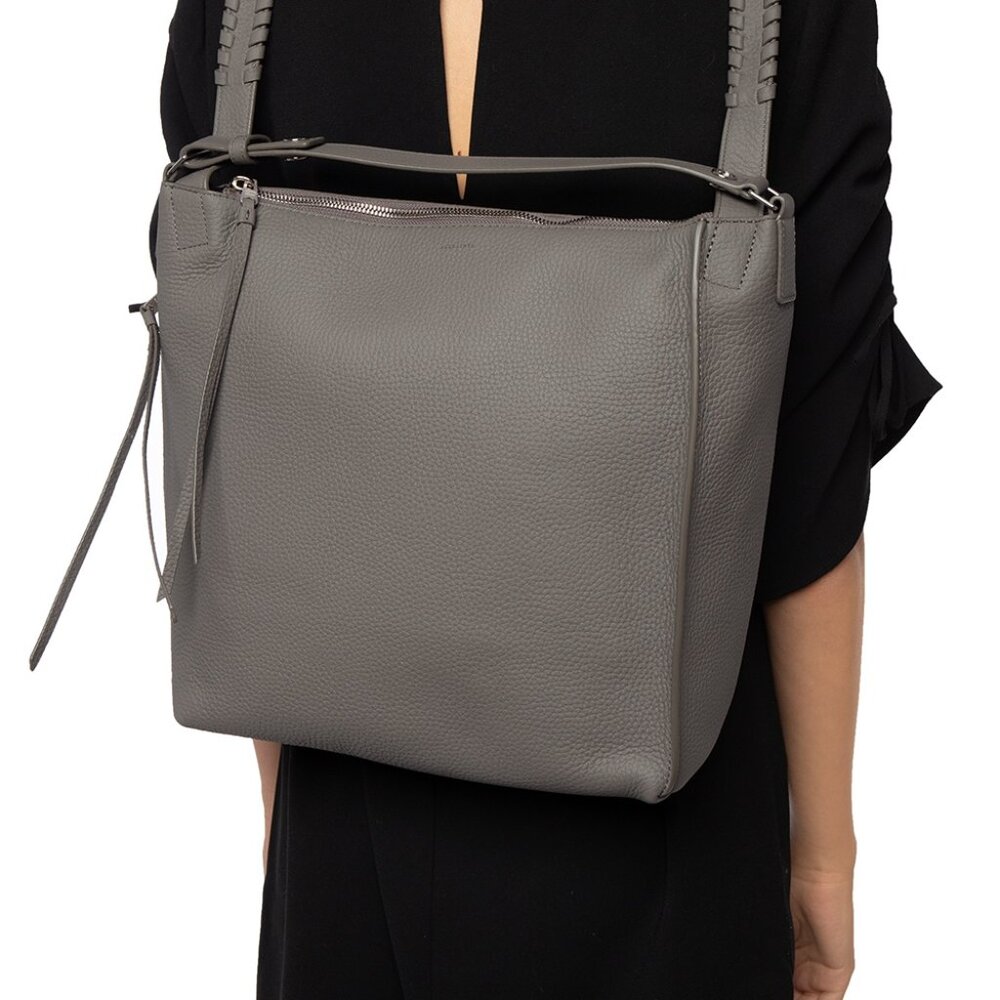 ALL SAINTS Storm Grey Kita Small Backpack